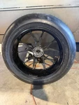 Ducati 1098 1198 848 Oem Rear Wheel Rim Black With New Dunlop 200 Slick. Fixed Price $210.00.