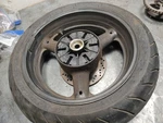 Rear Wheel & Tire Bandit 01 -05 GSF1200S Suzuki #W11. Fixed Price $84.00.