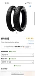Irc RX-01 Road Winner Tire Combo Black Still New Little Worn On The Rear. Fixed Price $120.00.