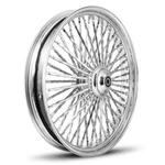 21"X 3.50" Dna Mammoth 52 Twisted Spoke Front Wheel 00-06 Harley Softail Flst. Fixed Price $925.00.