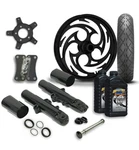 Rc 21 Savage Wheel Tire & Complete Black Front End Package Harley 14-19 Flh. Fixed Price $2499.95.