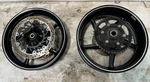 09-14 Yamaha Yzf R1 Front Rear Back Rims Wheels Rotors Hub Black Oem. Fixed Price $584.99.