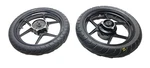 2008 Kawasaki Ninja EX250J Rear & Front Wheel Tire Assy Pair Oem. Fixed Price $199.50.