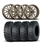 Itp Hurricane 18" Bronze Wheels And Versa Cross Xtr Tires 33X10-18. Fixed Price $2156.23.