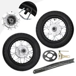 2.50-10 Front Rear Tire Rim Wheel Drum Brake Pit Bike For Honda CRF50 XR50. Fixed Price $115.78.