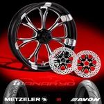 Performance Machine 21 X 3.5 Paramount Black Front Wheel Kit Harley Road Glide. Fixed Price $2463.35.