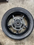 04 09 Yamaha Rear Wheel Tire Rotor Sprocket 5SL-25338-00-35. Fixed Price $205.95.