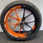 13-16 Ktm Front Wheel Rim Tire Straight Oem RC390. Fixed Price $161.00.