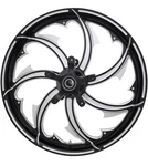 Coastal Moto Fury 21" Front Wheel For Non-abs Harley Touring 2008-2019 Black Cut. Fixed Price $1150.00.