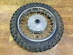 2015 Yamaha TTR50 Front Wheel Rim Tire Hub 10". Fixed Price $125.00.