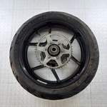 09-11 Kawasaki ER6N ER650 Back Rear Wheel Rim Tire Rotor 41073-0146-QT Straight. Fixed Price $149.00.