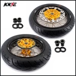 Kke 3.5/4.25'' Supermoto Wheels For Suzuki DRZ400S 2024 DRZ400E Cst Tyres. Fixed Price $1049.00.