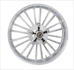 Coastal Moto Chrome Atlantic 3D 21" Front Cast Wheel Only Harley 08-20 Non Abs. Fixed Price $999.95.