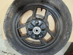 1986 Kawasaki Ninja 600R ZX600A Rear Back Wheel Rim. Fixed Price $91.95.
