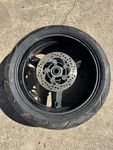 01-05 Suzuki Gsxr 600 750 Rear Wheel Rim Straight Tire. Fixed Price $140.00.