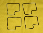 (4) 87-91 CBR1000 Hurricane Honda Carburetor Float Bowl Gasket O-ring. Fixed Price $29.99.