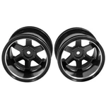 Eagle Racing 1.9X1.7IN 6-SPOKE Wheels Black For WR-02CB GF-01CB Rc WR02-CB-6S-U. Fixed Price $66.97.