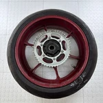 2017-2024 Suzuki Gsxr 1000 Oem Rear Wheel Rim Tire Red 17-25 **damaged Bent**. Fixed Price $250.00.