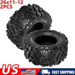 Pack 26X11-12 Atv Utv Tires Rear Left And Right Ply 26X11X12 Tubeless. Fixed Price $152.99.