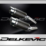 Aprilia RSV1000R Factory 2003-2010 Slip 8" Round Carbon Exhaust Muffler Kit. Fixed Price $590.99.