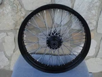 21X3.5" 60 Spoke Black Front Wheel Harley 2000-07 Touring Bagger Fxst Dyna Wg. Fixed Price $1299.00.