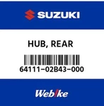 64111-02B43-000 Suzuki Hub,rr Wheel 6411102B43000, New Genuine Oem Part. Fixed Price $233.43.