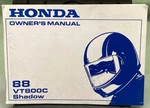Honda 31MR6602 VT800C Shadow Owner's Manual 1988 Genuine. Fixed Price $65.09.