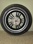 Oem Indian Scout, Rear Machined Wheel, Black/silver 1522091-266M. Fixed Price $249.99.