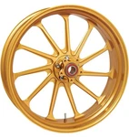 Performance Machine Assault 18 X 5.5 Rear Wheel Harley Touring 09 -25 Gold. Fixed Price $1150.00.