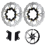 2PCS 14.0 Front Big Brake Rotor For Harley Cvo Touring Agitator Wheel 41500053. Fixed Price $299.95.