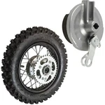 Rear Wheel 80/100-10 Tire Rim 3.00-10 Drum Brake Dirt Pit Bike KLX110 KX65 CRF70. Fixed Price $119.97.