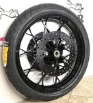 Harley 21" Black Prodigy Front Wheel Metzeler Tire Rotor 24-UP Road Glide Fltr. Fixed Price $1699.00.