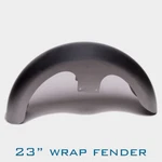 Hawg Halter 23" Wrapped Steel Front Fender For Tires Harley Flh/flt 87-19. Fixed Price $269.00.