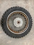 Ktm Sx 50 1997 10" Front Wheel Jr Complete W/ Tire Rusty Rim Solid. Fixed Price $57.85.