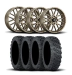 Itp Hurricane 20" Bronze Wheels And Versa Cross Xtr Tires 33X10-20. Fixed Price $2420.55.