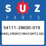 54111-28K00-019 Suzuki WHEEL,FRONT(19M/CXMT2.50) 5411128K00019, New Genuine Oem. Fixed Price $821.93.
