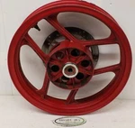 1988-2007 Kawasaki Ninja 250R Rear Wheel Red #41073-1366-X4. Fixed Price $125.00.