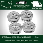 Set Of 4 Toyota Wheel Rims Center Hub Caps Chrome Logo 57MM Prius Corolla. Fixed Price $19.99.
