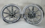 Harley-davidson 07 Electra Glide Cvo Wagon Wheels Chrome 9 Spoke 16 X 3.00. Fixed Price $695.00.