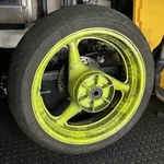 2001-2006 Honda CBR600 F4I Rear Wheel Rim Oem Neon Yellow Holds Air 02 03 04 05. Fixed Price $134.99.