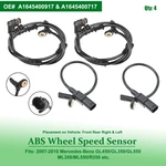 Abs Wheel Speed Sensor 4X Front Rear For Mercedes R320 R350 2007-2011 1645400917. Fixed Price $67.57.