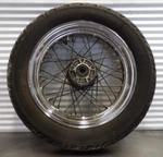 99 Harley Road King Flhr Front Spoke Wheel 16X 3" Rim Tire 40960-87. Fixed Price $148.43.