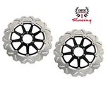 2 Front Brake Disc Rotors Set For Aprilia RSV1000R Factory Tuono Mana 850. Fixed Price $169.09.
