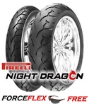 Pirelli Night Dragon Front/rear Tire Set 100/90-19 130/90-16 Harley Super Glide. Fixed Price $286.68.