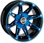 Moose Offroad 02300868 387X Rear Wheel 14X8 Blue Black Kaf Mule 2500. Fixed Price $141.95.