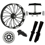 Axxis Eclipse 23" Wheel Tire Single Side W/ Raked Triple Trees Lowers & Sliders. Fixed Price $4199.95.