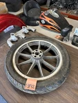 Harley 18 Rear Disc Brake 79 Sportster Spoke Mag Wheel Xlcr Ironhead Fxr Oem. Fixed Price $1050.00.