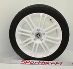 15-16 Polaris Front Wheel Cast 17X7.00 Rim Tire 205/50-17. Fixed Price $155.00.