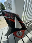 2007 2008 Gsxr 1000 Left Fairing Side New Cowling Oem Part Suzuki 94475-21H-R. Fixed Price $100.00.