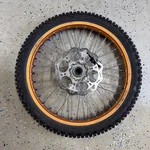 2018 Ktm 250XC 21 Front Wheel Moose Racing Anodized Inch Orange Blue Nipples. Fixed Price $274.99.